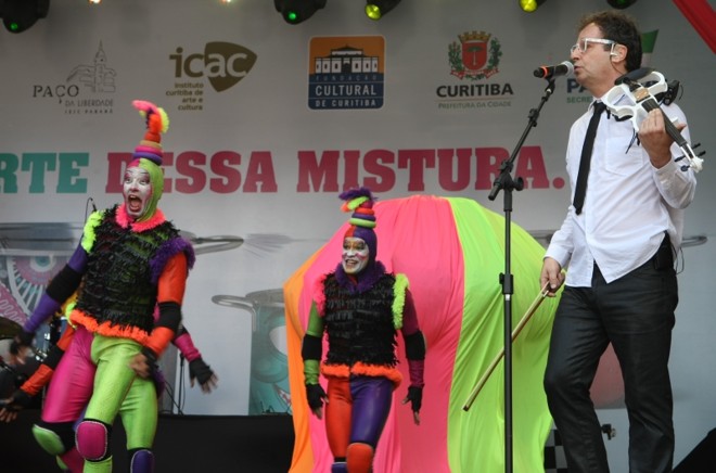 Dupla Kleiton e Kledir se apresentou no Palco Riachuelo |