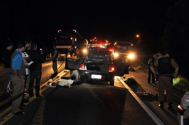 Tiroteio ocorreu em Araucária, na Rodovia do Xisto | 