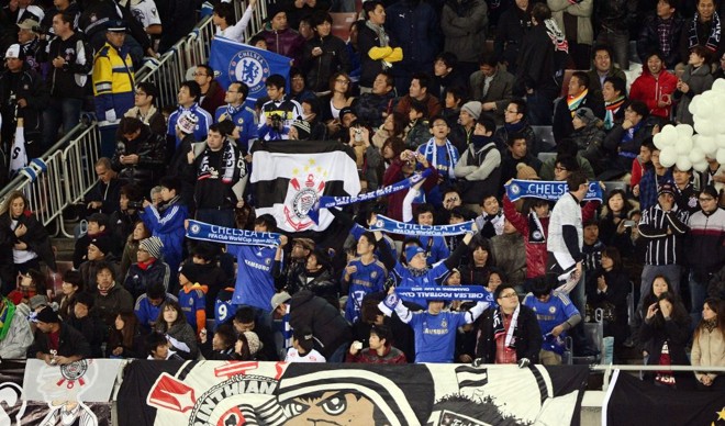 Chelsea tinha menor número de fãs no estádio |