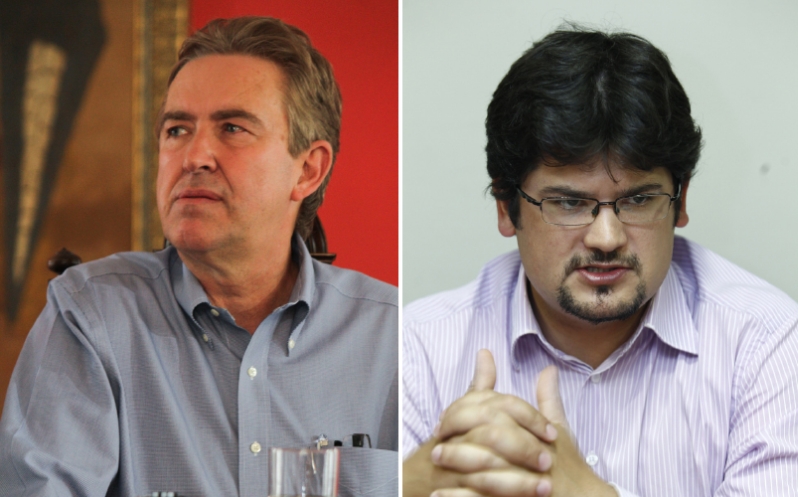 Ducci: investimento de R$ 54,82 para cada voto; Bruno Meirinho: campanha custou apenas R$ 20 mil | Fotos: Roberto Dziura/ Gazeta do Povo e Hugo Harada/ Gazeta do Povo