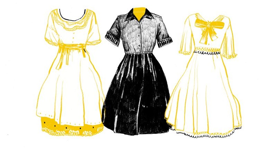 3 vestidos | Ilustrações: Felipe Lima