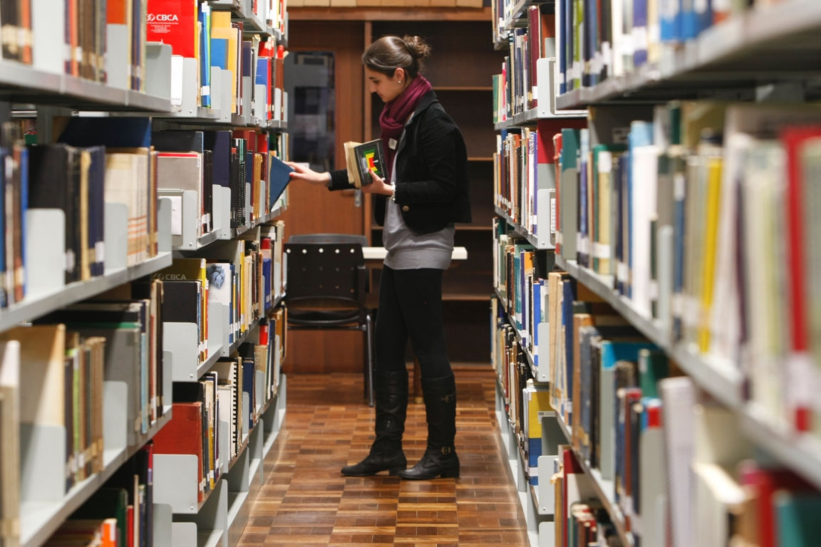 A biblioteca de Ciência e Tecnologia da UFPR foi considerada a mais inclusiva em avaliação feita pela Gazeta do Povo | Marcelo Elias / Gazeta do Povo
