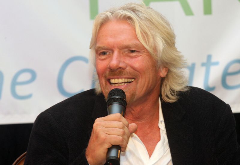 Magnata britânico Richard Branson, dono da Virgin | AFP PHOTO / ZULMAIR ROCHA
