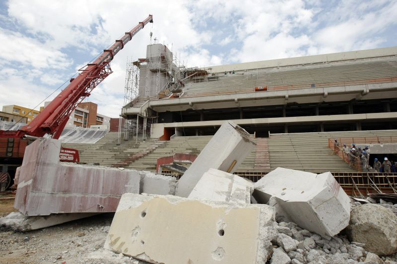 Obras na Arena da Baixada estão atrasadas, indica relatório do governo federal | Henry Milléo / Gazeta do Povo