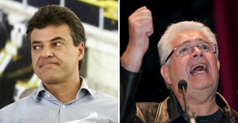 Beto Richa (PSDB), governador do Paraná e Roberto Requião (PMDB), senador | Fotos: Josué Teixeira/ Gazeta do Povo e Marcelo Andrade/ Gazeta do Povo