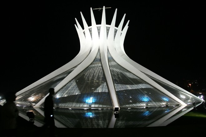 Catedral Metropolitana de Brasília. Inaugurada em 1958 | 