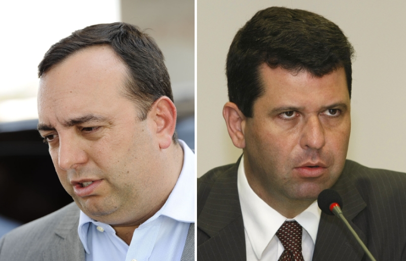 Fernando Francischini, a favor; Rodrigo Chemim, contra | Fotos: Fábio Dias / Gazeta do Povo e Rodolfo Bührer /Gazeta do Povo