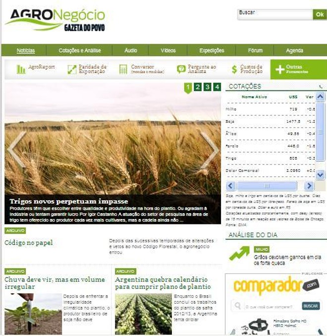 Agrogp.com.br é o novo canal de informações do setor produtivo no Brasil | 