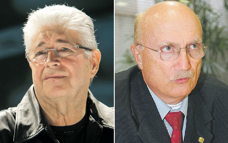 Roberto Requião disputa a presidência e se coloca, novamente, como pré-candidato ao governo; Osmar Serraglio lidera a chapa dos descontentes com o estilo Requião de dirigir a legenda | Fotos: Marcelo Andrade/ Gazeta do Povo e Ivonaldo Alexandre/ Gazeta do Povo