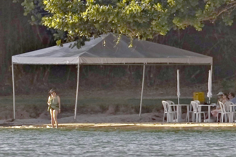 Praia de Inema também foi o destino da presidente no fim do ano passado, local escolhido por outros presidentes | Apu Gomes/Folhapress