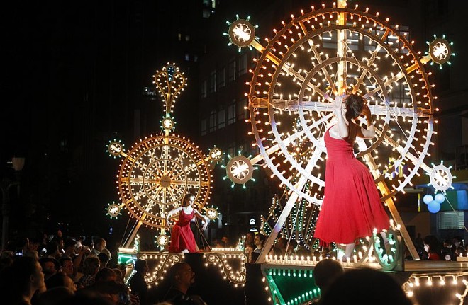 Espetáculo de Natal da Galeria de Luz: uma das atrações de fim de ano em Curitiba | Daniel Castellano/Gazeta do Povo