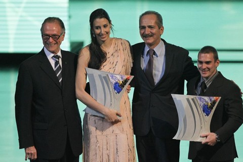 Arthur Zanetti e Sheilla são eleitos os melhores do ano Arthur Zanetti e Sheilla foram eleitos os melhores atletas de 2012 | Wagner Meier / Agif / Folhapress