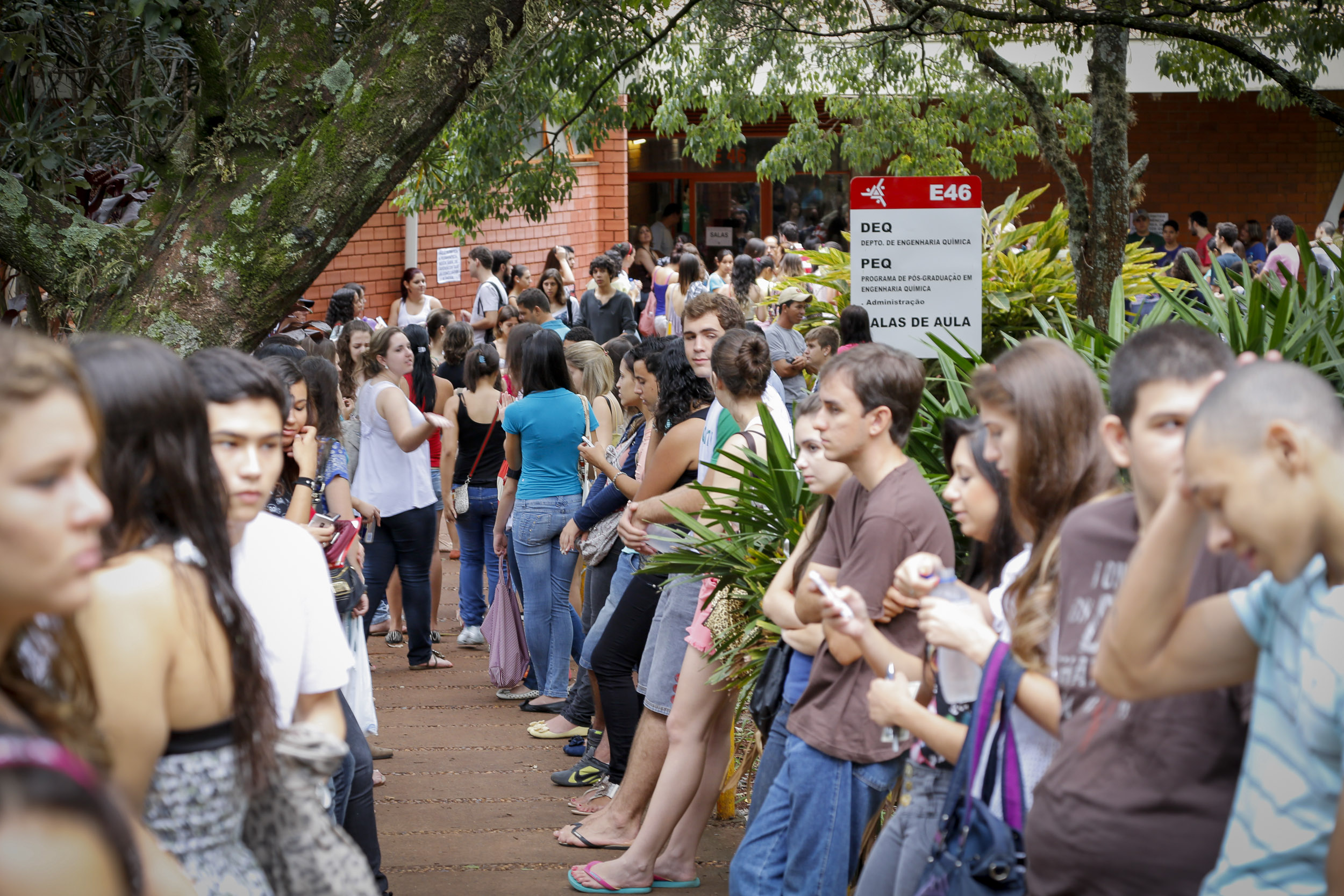 De acordo com CVU, quase 20% dos 16,9 mil candidatos faltaram nos dois primeiros dias de provas | Heitor Marcon/UEM