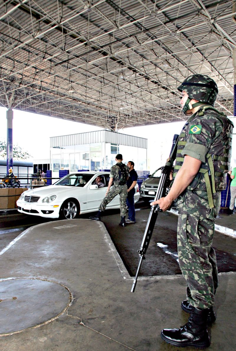 Força Nacional está no MT para desocupar fazenda | Christian Rizzi/Gazeta do Povo