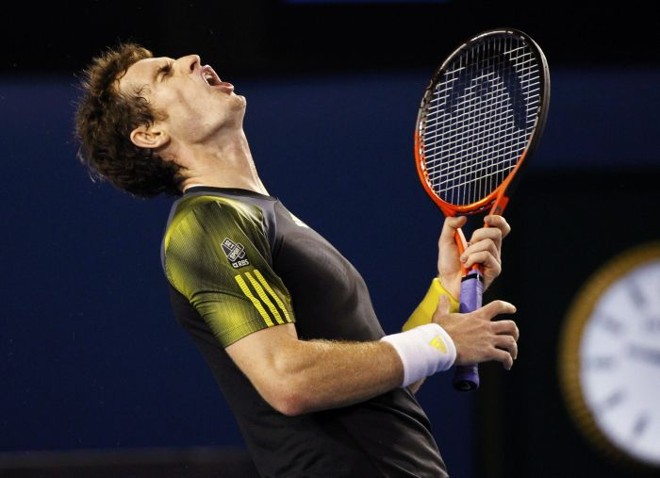 Partida entre o britânico Andy Murray (foto) e o sérvio Novak Djokovic, que conquistou o tricampeonato no Aberto da Austrália |