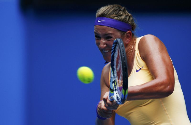 Victoria Azarenka perdeu apenas 1 game diante da grega Eleni Daniilidou | Reuters