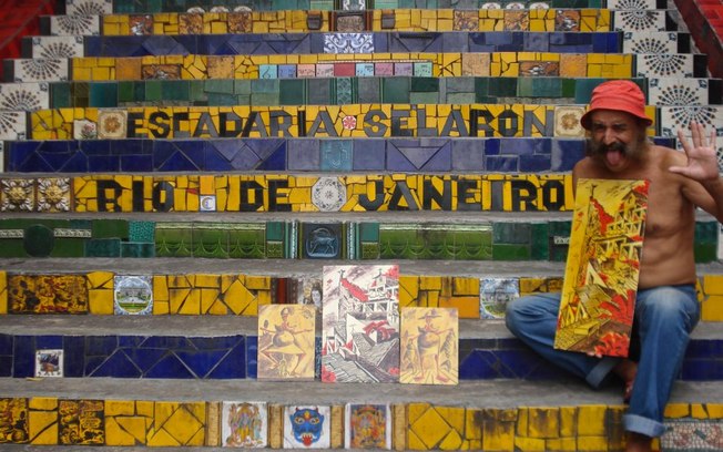 Selarón foi encontrado morto na própria escadaria do Convento | Divulgação