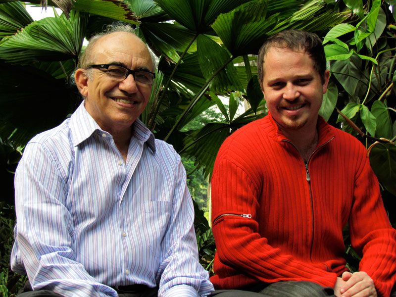 Amilton Godoy e Gabriel Grossi ambos referências internacionais em seus instrumentos | Dani Godoy / Divulgação