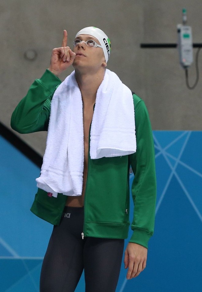 Cesar Cielo- Embora Cesar Cielo siga como o queridinho da torcida nas piscinas e ainda deva conquistar títulos importantes, a grande questão para 2013 é conhecer os possíveis candidatos a sua sucessão. O mais provável a ocupar o posto é o carioca Bruno Fratus. Vindos da categoria Junior, vale ficar de olho em Arthur Mendes, 17 anos, que este ano vai treinar em Auburn, e Leonardo Palmer Junior, de 18 anos. Imprevisível | 
