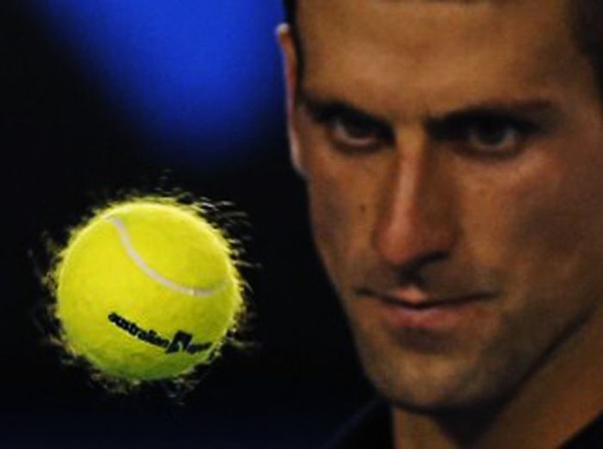 Partida entre o britânico Andy Murray e o sérvio Novak Djokovic (foto), que conquistou o tricampeonato no Aberto da Austrália |
