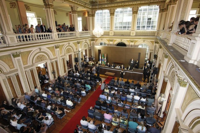 Cerimônia de posse dos vereadores foi realizado no prédio histórico da Câmara | 