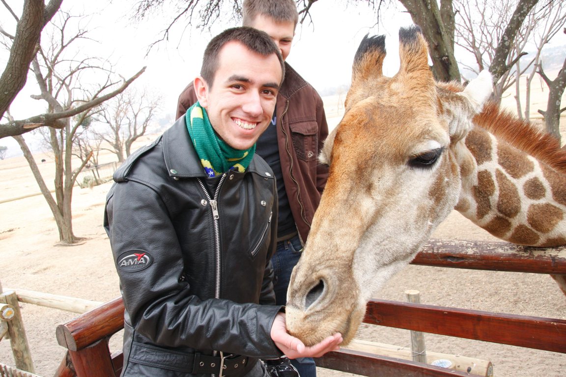 Renan Soares, 22 anos, conseguiu uma vaga na Universidade de Johannesburgo, África do Sul | Arquivo pessoal
