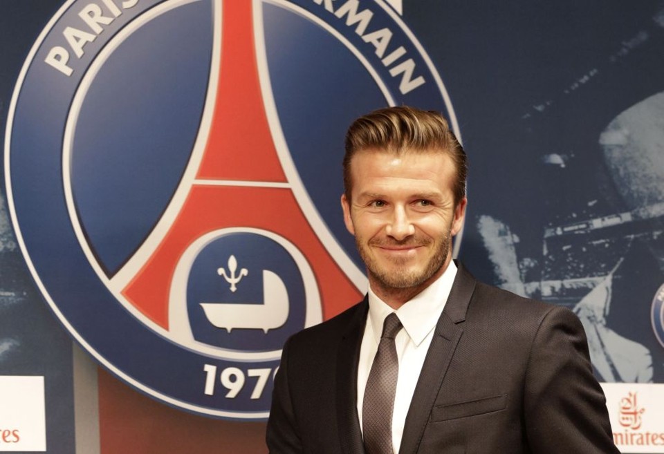 David Beckham, 37 anos, foi contratado pelo PSG no limite da janela de transferências | Reuters