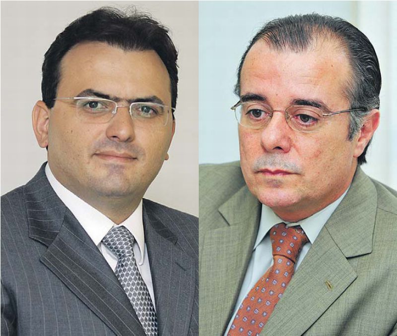 Coêlho:suspeito de conluio com desembargador;Machado:não há denúncias contra o paranaense | Divulgação; Marcos Labanca