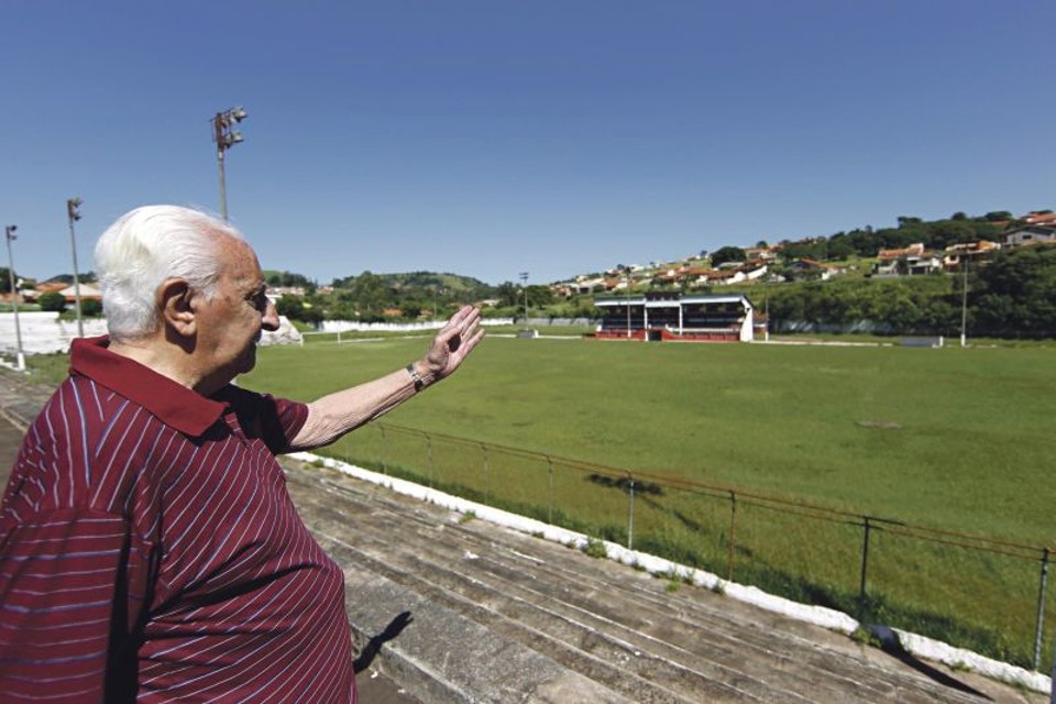 Ex-jogador e dirigente, Pedro Chueiri não entrava no Pedro Vilela havia mais de duas décadas | Albari Rosa / Gazeta do Povo