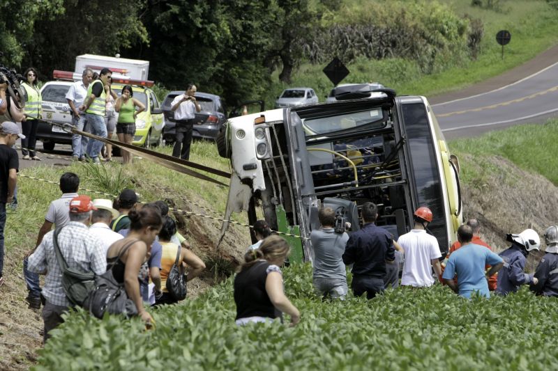 Acidente na BR-277, em Cascavel, matou duas pessoas nesta terça-feira | Cesar Machado/Vale Press
