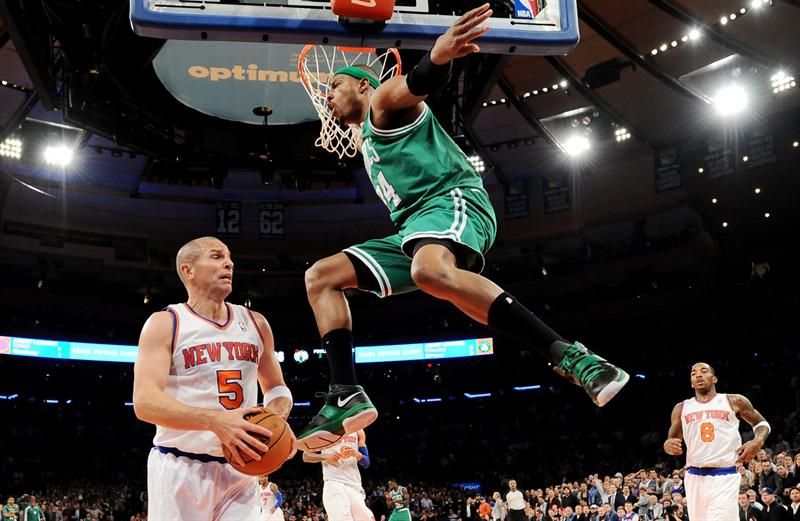 Paul Pierce comandou vitória do Celtics sobre o Knicks no Madison Square Garden | EFE