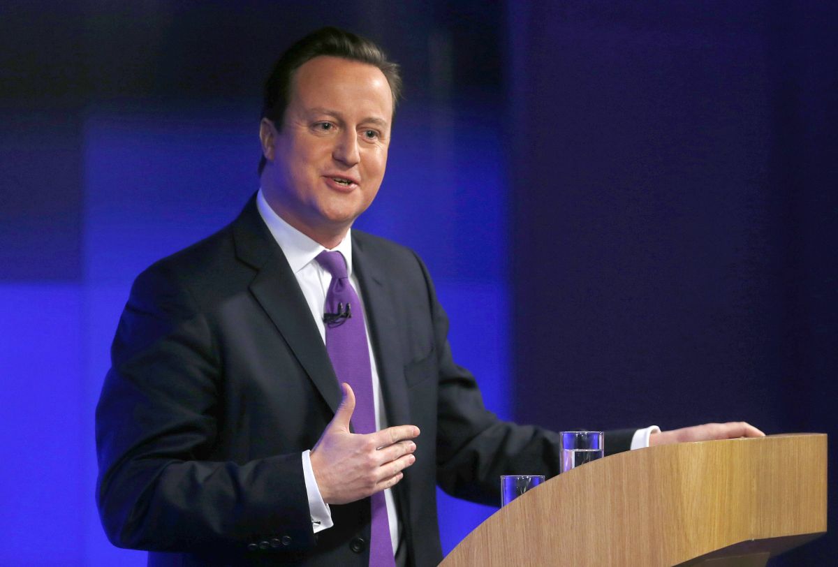 Será um referendo de dentro/fora", afirmou o premiê, em um discurso no distrito financeiro de Londres | REUTERS/Suzanne Plunket