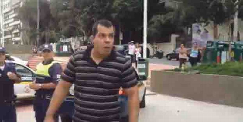 Policial estava à paisana | Reprodução