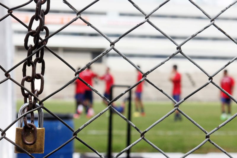 A semana decisiva provocou mudanças na logística tricolores: apenas o aquecimento está liberado para a imprensa | Walter Alves/ Gazeta do Povo