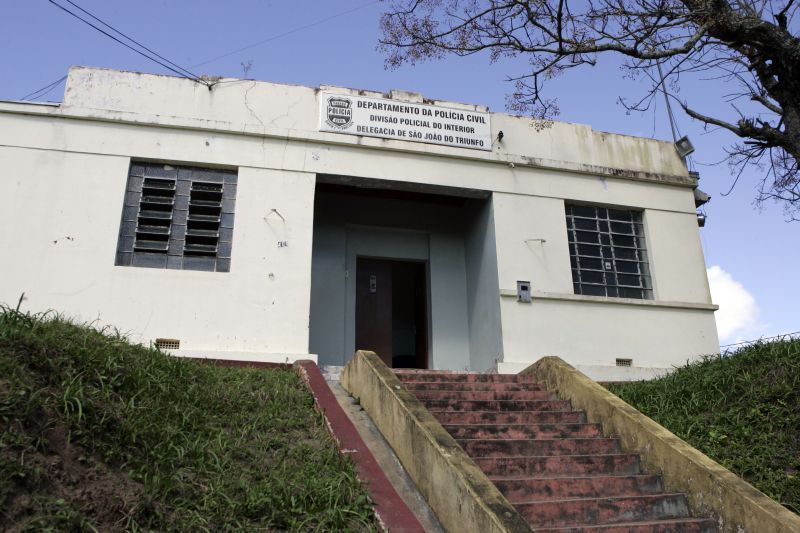 Delegacia de São João do Triunfo, nos Campos Gerais: investimentos em obras de unidades policiais terão queda de 38% | Henry Milleo/ Gazeta do Povo