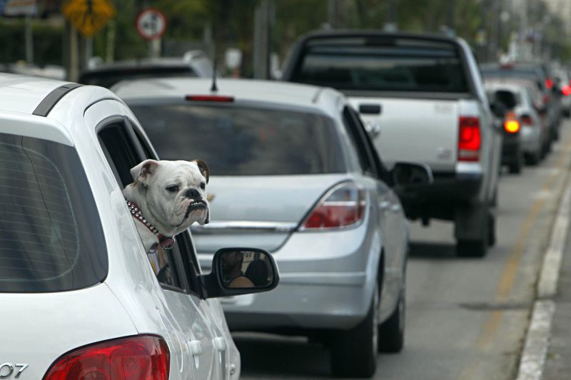 Carros em Caiobá: o desconto para pagamento antecipado do IPVA é de 5%. O parcelamento embute juros de 1,7% ao mês | Albari Rosa/ Gazeta do Povo