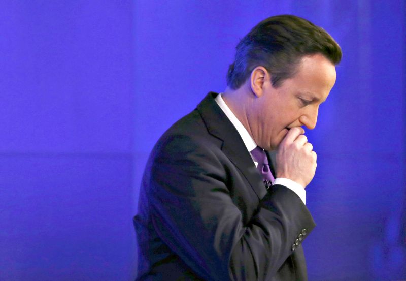 O inimigo real da UE é a rejeição em aceitar uma nova maneira de ver as coisas. Precisamos de uma maior competitividade, mais flexibilidade e uma maior capacidade de adaptação. -David Cameron, primeiro-ministro britânico. | Suzanne Plunkett/Reuters