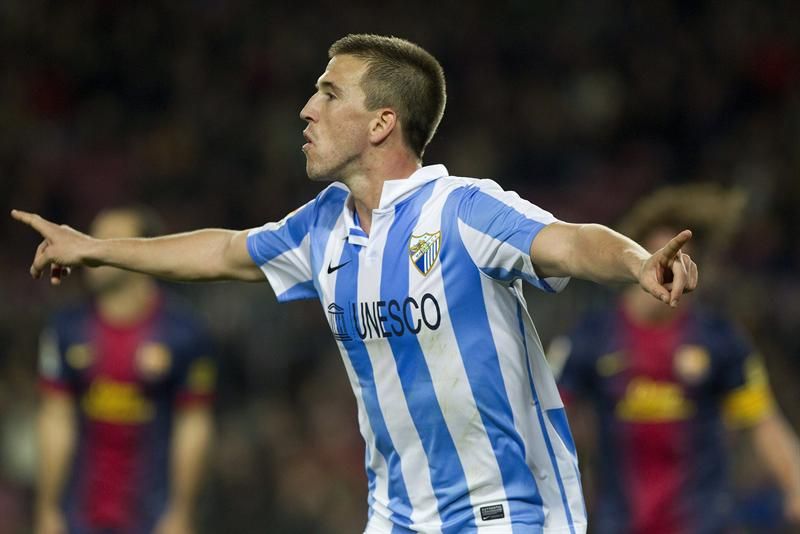 Málaga, de Camacho, arrancou um empate com o Barcelona em pleno Camp Nou | EFE