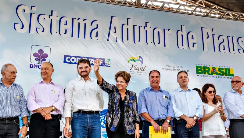 A presidente Dilma Rousseff entrega obras do PAC no Piauí: preferência por produtos nacionais começou com o programa e deve ser ampliada neste ano | Ricardo Stuckert /Agência Brasil