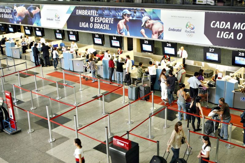 Mesmo com a queda, o movimento do Afonso Pena está próximo do limite de sua capacidade | Henry Milleo/ Gazeta do Povo