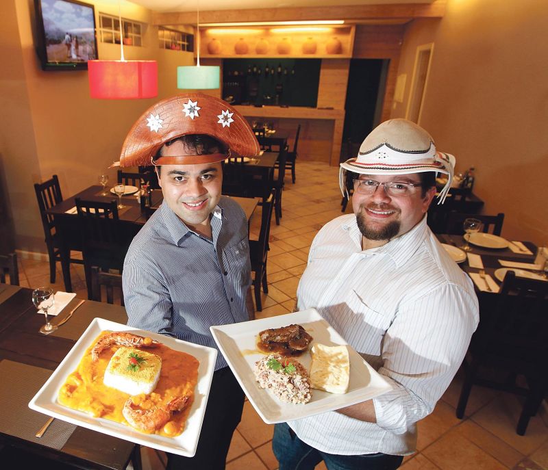 Bruno e Fábio, do restaurante Agreste: comida nordestina | Marcelo Elias/Gazeta do Povo