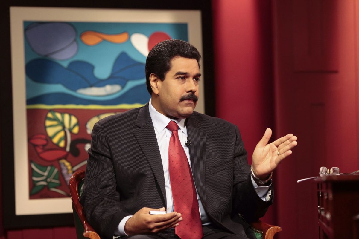 Nicolás Maduro deu uma entrevista neste domingo (20) à rede de televisão privada venezuelana Televen | EFE
