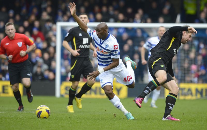 Jogo entre o Queens Park Rangers e o Norwich City pelo campeonato inglês termina em empate | REUTERS/Paul Hackett