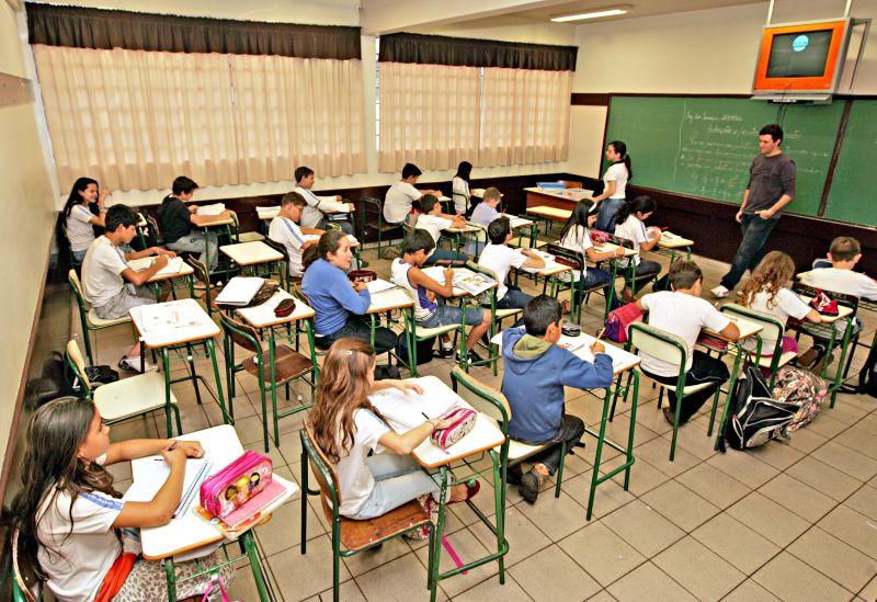 Escola da rede estadual em Foz do Iguaçu: oportunidades estão distribuídas por 32 núcleos regionais do Paraná | Christian Rizzi/ Gazeta do Povo
