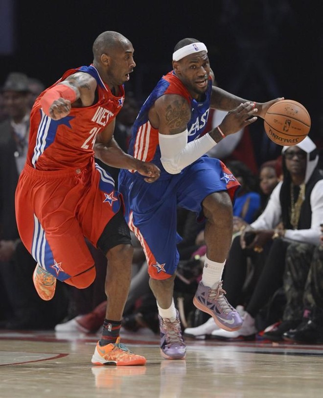 Kobe Bryant na marcação de LeBron James no All-Star Game | 