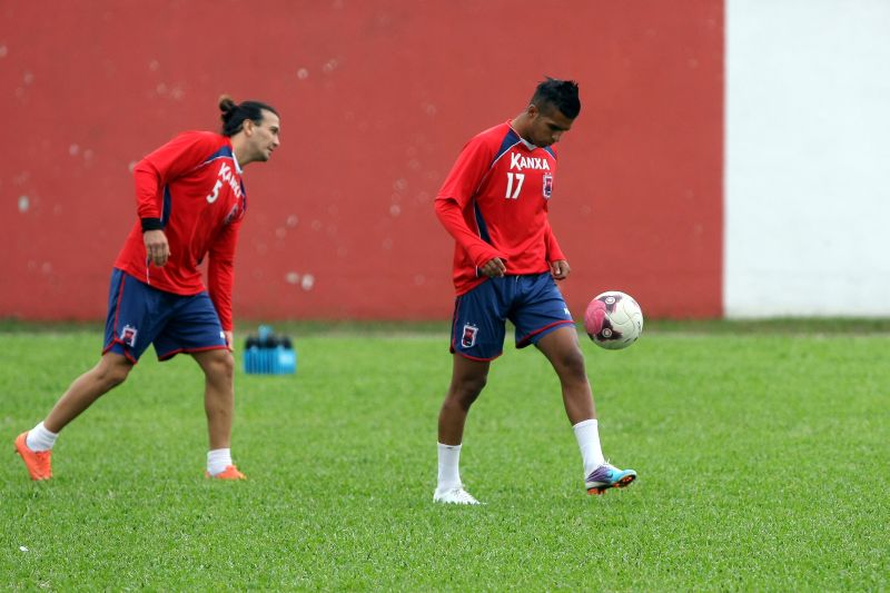 JJ Morales e Aymen formarão a dupla de ataque pela 1ª vez | Andre Rodrigues/ Gazeta do Povo