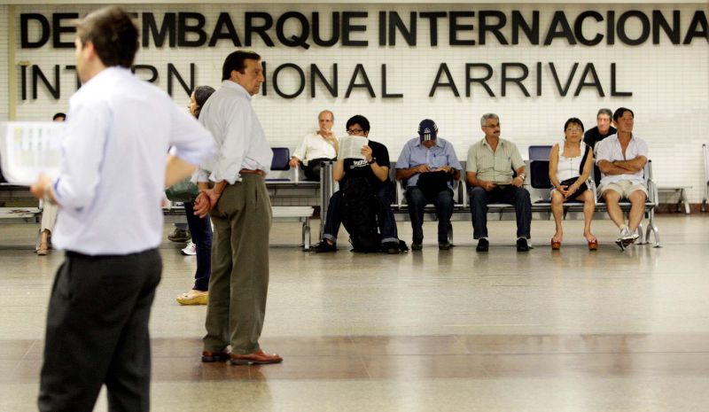 Área de desembarque do aeroporto: fundação de novo terminal está quase pronta | Ernesto Rodrigues/AE