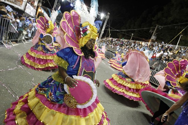 Ala das baianas da Mocidade Azul |