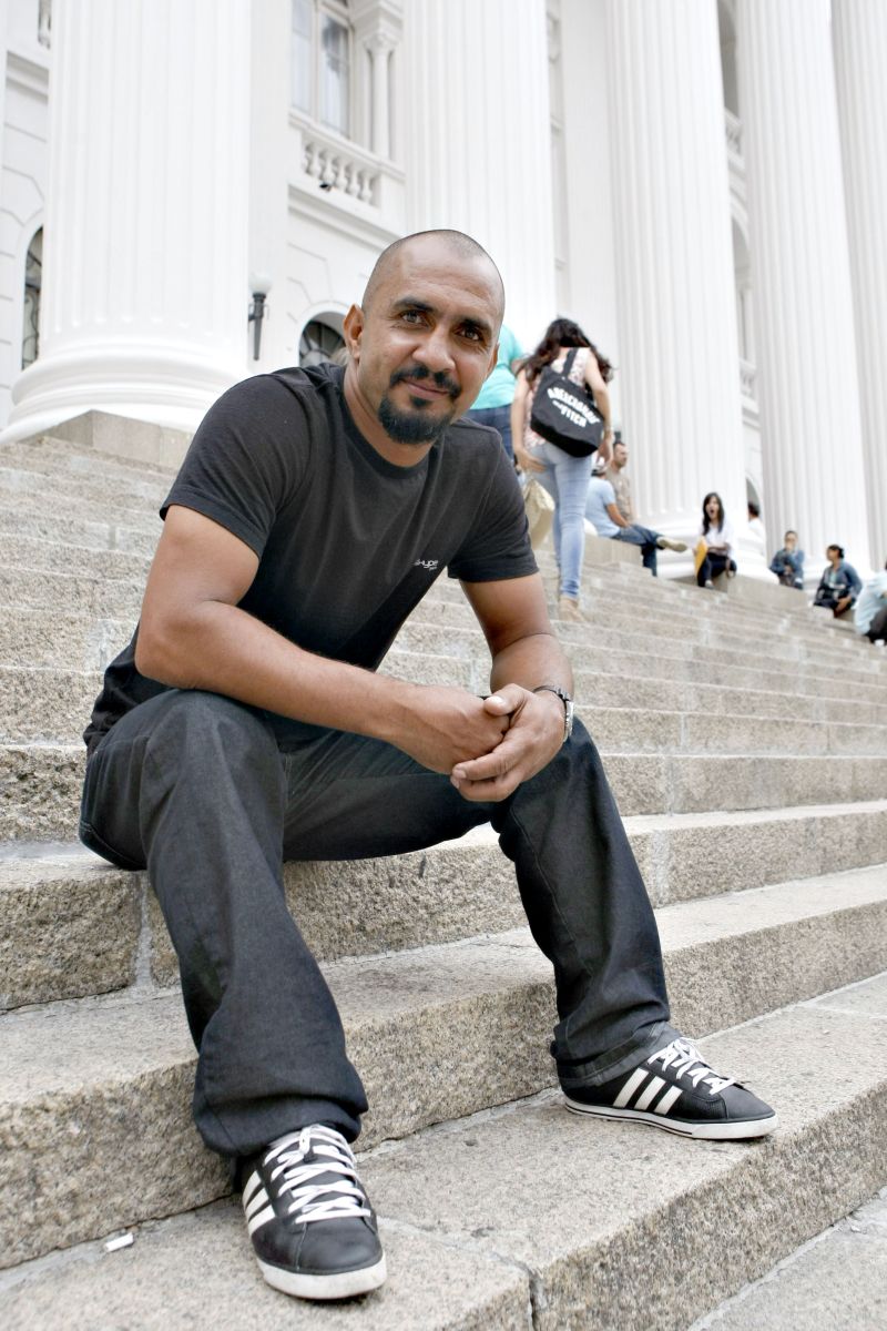 Aprovado na UFPR na cota para negros, Gilberto Vieira diz que está acostumado a enfrentar a cara feia da discriminação | Henry Milleo/ Gazeta do Povo
