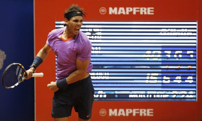 Nadal venceu o argentino Carlos Berlocq de virada e está na semi do Brasil Open | Nacho Doce / Reuters